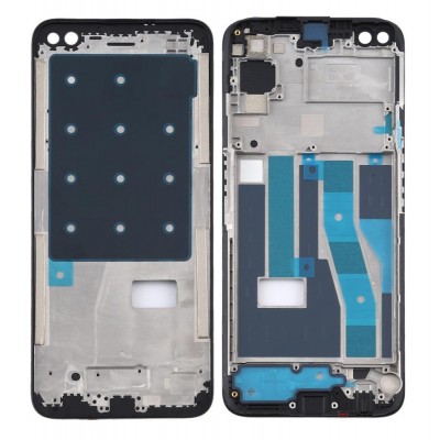 Lcd Frame Middle Chassis For Realme 6 Pro Black By - Maxbhi Com