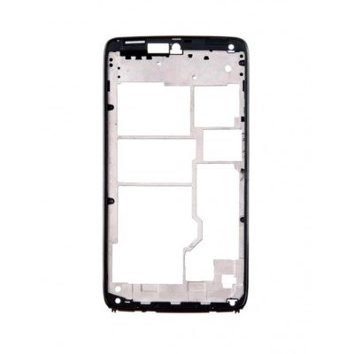 Lcd Frame Middle Chassis For Motorola Droid Turbo White By - Maxbhi Com