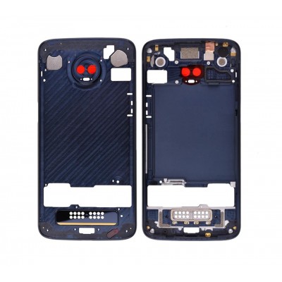 Lcd Frame Middle Chassis For Motorola Moto Z3 Play White By - Maxbhi Com