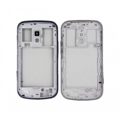 Lcd Frame Middle Chassis For Samsung Galaxy S Duos 2 S7582 Black By - Maxbhi Com