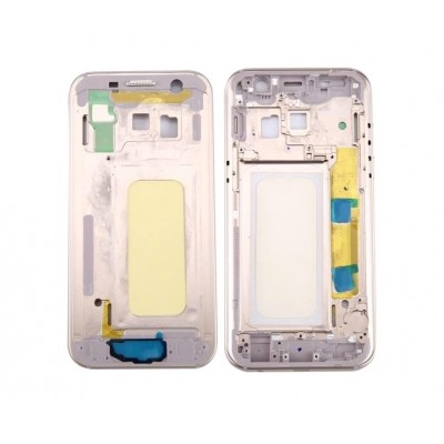 Lcd Frame Middle Chassis For Samsung Galaxy A3 2017 Gold By - Maxbhi Com