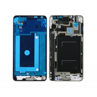 Lcd Frame Middle Chassis For Samsung Galaxy Note 3 N9000 White By - Maxbhi Com