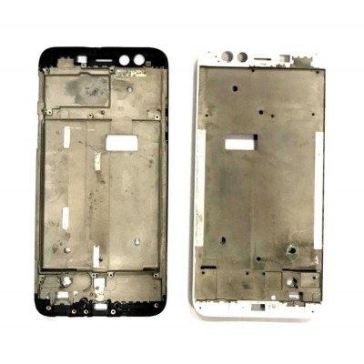 Lcd Frame Middle Chassis For Oppo F3 Deepika Edition Black By - Maxbhi Com