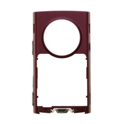 Lcd Frame Middle Chassis For Nokia N95 Red By - Maxbhi Com