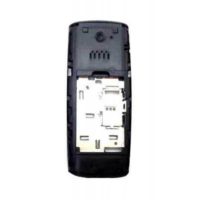 Lcd Frame Middle Chassis For Nokia X202 Black Red By - Maxbhi Com
