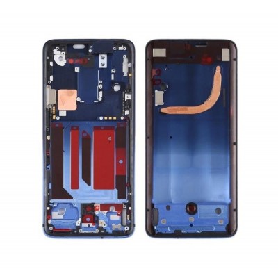 Lcd Frame Middle Chassis For Oneplus 7t Pro Blue By - Maxbhi Com