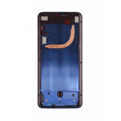 Lcd Frame Middle Chassis For Oneplus 7t Pro Blue By - Maxbhi Com
