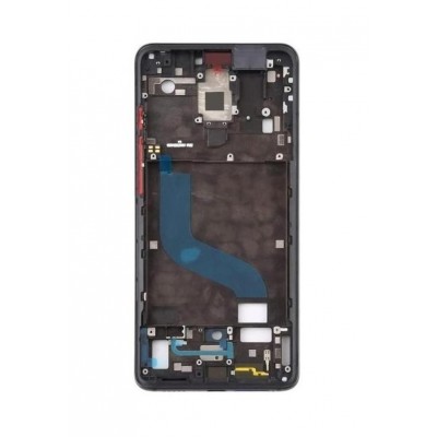 Lcd Frame Middle Chassis For Xiaomi Redmi K20 Pro Premium Black By - Maxbhi Com