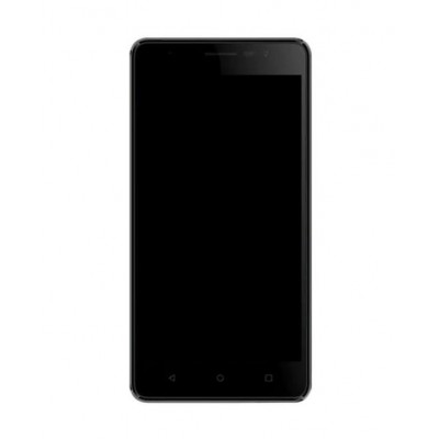 Lcd Frame Middle Chassis For Lyf Wind 4s Black By - Maxbhi Com