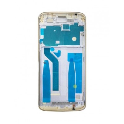 Lcd Frame Middle Chassis For Motorola Moto E5 White By - Maxbhi Com