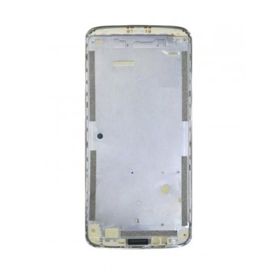 Lcd Frame Middle Chassis For Motorola Moto E5 White By - Maxbhi Com
