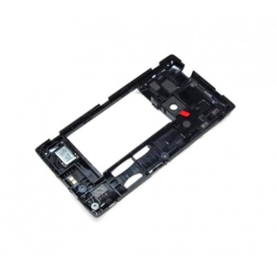 Lcd Frame Middle Chassis For Nokia Lumia 520 Cyan By - Maxbhi Com