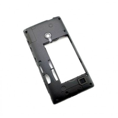 Lcd Frame Middle Chassis For Nokia Lumia 520 Red By - Maxbhi Com