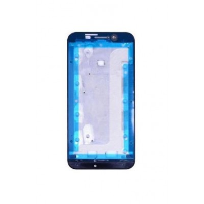 Lcd Frame Middle Chassis For Asus Zenfone Max 2016 White By - Maxbhi Com