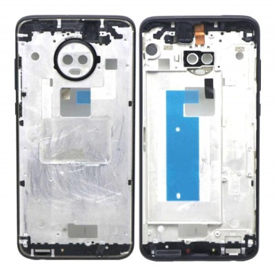 Lcd Frame Middle Chassis For Motorola Moto G7 Black By - Maxbhi Com