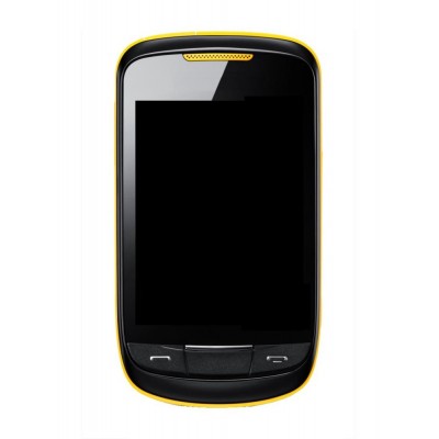 Lcd Frame Middle Chassis For Samsung S3850 Corby Ii Black By - Maxbhi Com