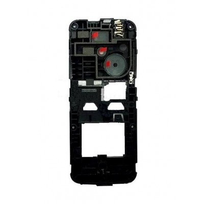 Lcd Frame Middle Chassis For Nokia 220 Dual Sim Rm969 Black By - Maxbhi Com