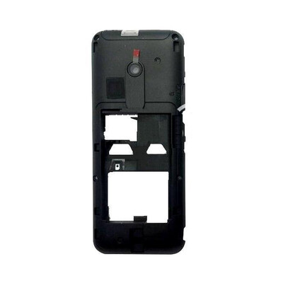 Lcd Frame Middle Chassis For Nokia 220 Dual Sim Rm969 Yellow By - Maxbhi Com