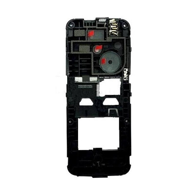 Lcd Frame Middle Chassis For Nokia 220 Dual Sim Rm969 Yellow By - Maxbhi Com
