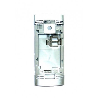 Lcd Frame Middle Chassis For Nokia X200 Silver By - Maxbhi Com