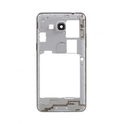 Lcd Frame Middle Chassis For Samsung Galaxy Grand Prime 4g Black By - Maxbhi Com