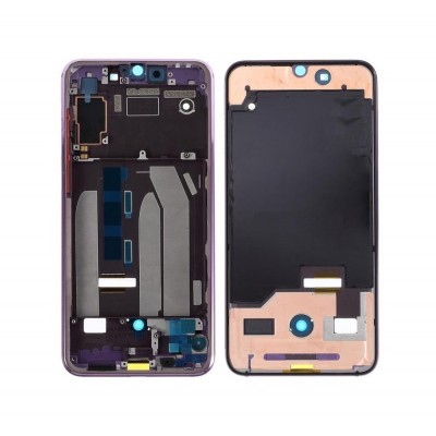 Lcd Frame Middle Chassis For Xiaomi Mi 9 Se Violet By - Maxbhi Com