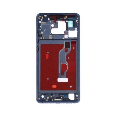 Lcd Frame Middle Chassis For Huawei Mate 20 X Blue By - Maxbhi Com