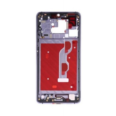 Lcd Frame Middle Chassis For Huawei Mate 20 X Purple By - Maxbhi Com