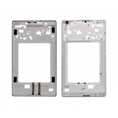Lcd Frame Middle Chassis For Lenovo Tab 2 A850 White By - Maxbhi Com