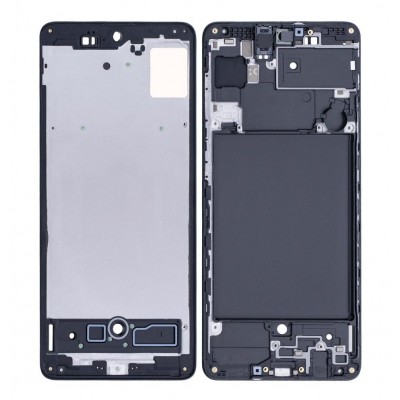 Lcd Frame Middle Chassis For Samsung Galaxy A71 White By - Maxbhi Com