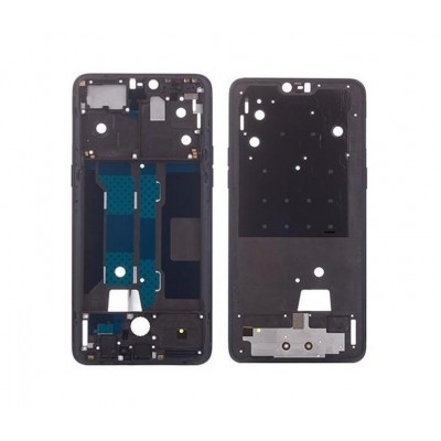 Lcd Frame Middle Chassis For Oppo R15 Pro Black By - Maxbhi Com