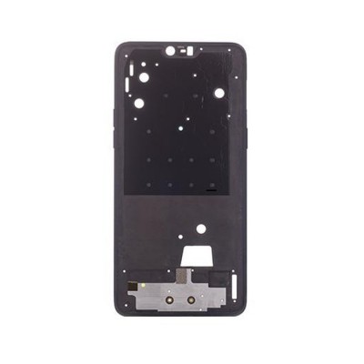 Lcd Frame Middle Chassis For Oppo R15 Pro Black By - Maxbhi Com