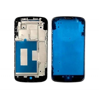 Lcd Frame Middle Chassis For Lg Nexus 4 E960 Black By - Maxbhi Com