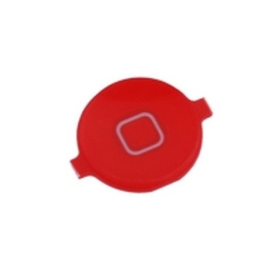 Home Button For Apple iPhone 4 - Red