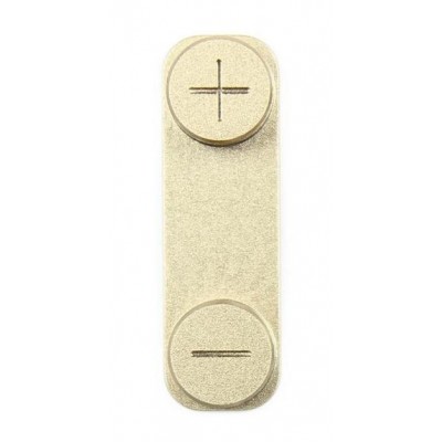 Volume Side Button Outer For Apple Iphone 5s Gold By - Maxbhi Com