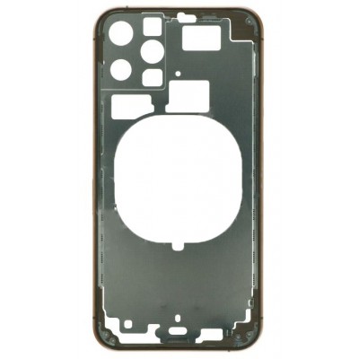 Lcd Frame Middle Chassis For Apple Iphone 11 Pro Gold By - Maxbhi Com
