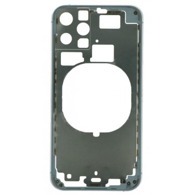 Lcd Frame Middle Chassis For Apple Iphone 11 Pro White By - Maxbhi Com