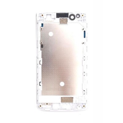 Lcd Frame Middle Chassis For Lenovo A1000 White By - Maxbhi Com