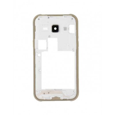 Lcd Frame Middle Chassis For Samsung Galaxy J1 2016 Gold By - Maxbhi Com
