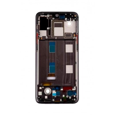 Lcd Frame Middle Chassis For Xiaomi Mi 9 Black By - Maxbhi Com