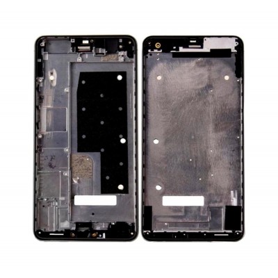 Lcd Frame Middle Chassis For Huawei Honor 6 Plus Black By - Maxbhi Com