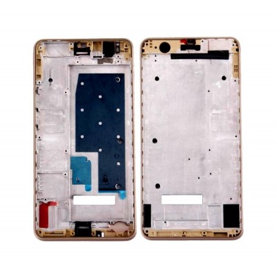 Lcd Frame Middle Chassis For Huawei Honor 6 Plus Gold By - Maxbhi Com