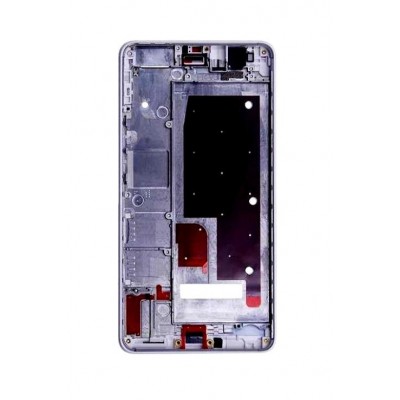 Lcd Frame Middle Chassis For Huawei Honor 6 Plus White By - Maxbhi Com