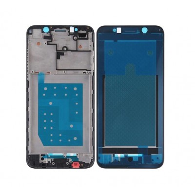 Lcd Frame Middle Chassis For Huawei Y5 Prime 2018 Black By - Maxbhi Com