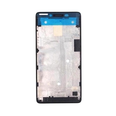 Lcd Frame Middle Chassis For Lenovo A6000 Black By - Maxbhi Com