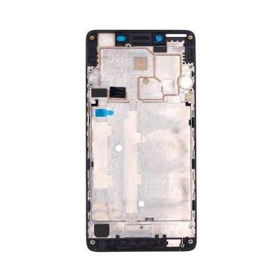 Lcd Frame Middle Chassis For Lenovo A6000 White By - Maxbhi Com