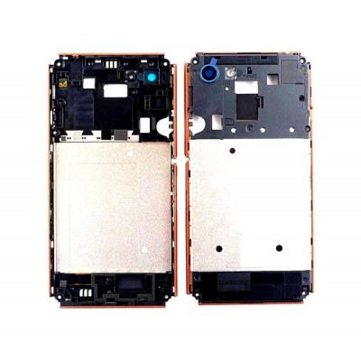 Lcd Frame Middle Chassis For Sony Xperia E3 Dualcopper By - Maxbhi Com