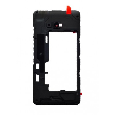 Lcd Frame Middle Chassis For Microsoft Lumia 640 Xl Dual Sim Blue By - Maxbhi Com