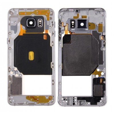 Lcd Frame Middle Chassis For Samsung Galaxy S6 Edge Plus Blue By - Maxbhi Com