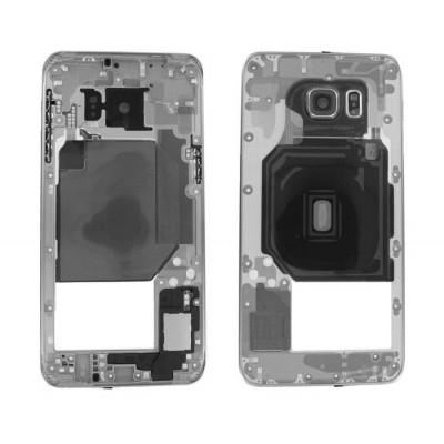 Lcd Frame Middle Chassis For Samsung Galaxy S6 Edge Plus Duos Black By - Maxbhi Com